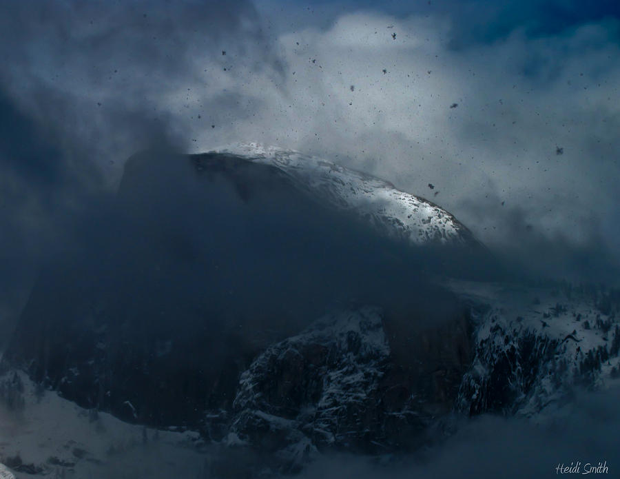 Half Dome - Extreme Winter Photograph by Heidi Smith