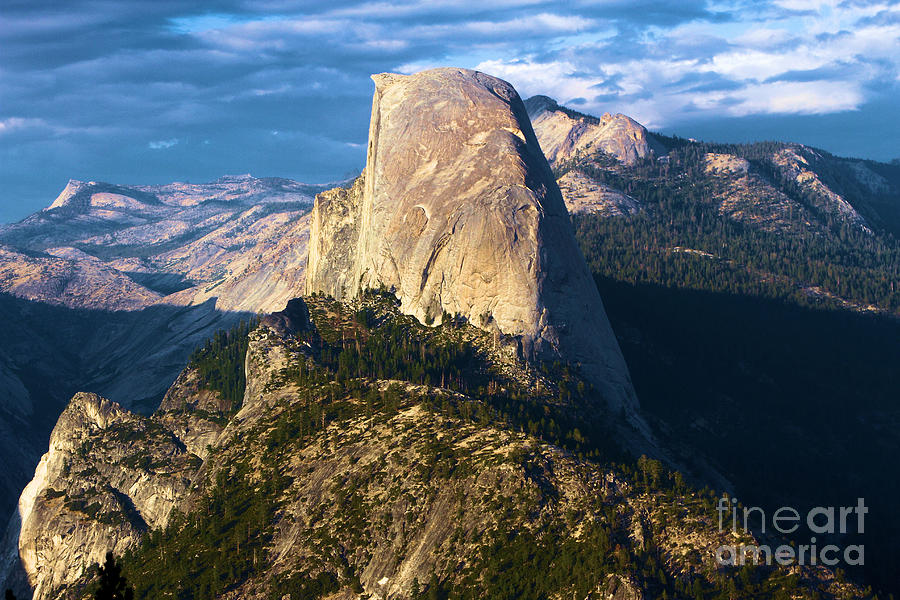 Half Dome From Washburn Photograph by Adam Jewell