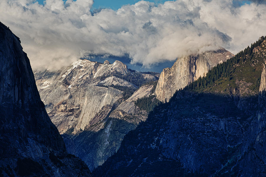 Yosemite National Park Photograph - Half Dome In The Clouds by Rick Berk