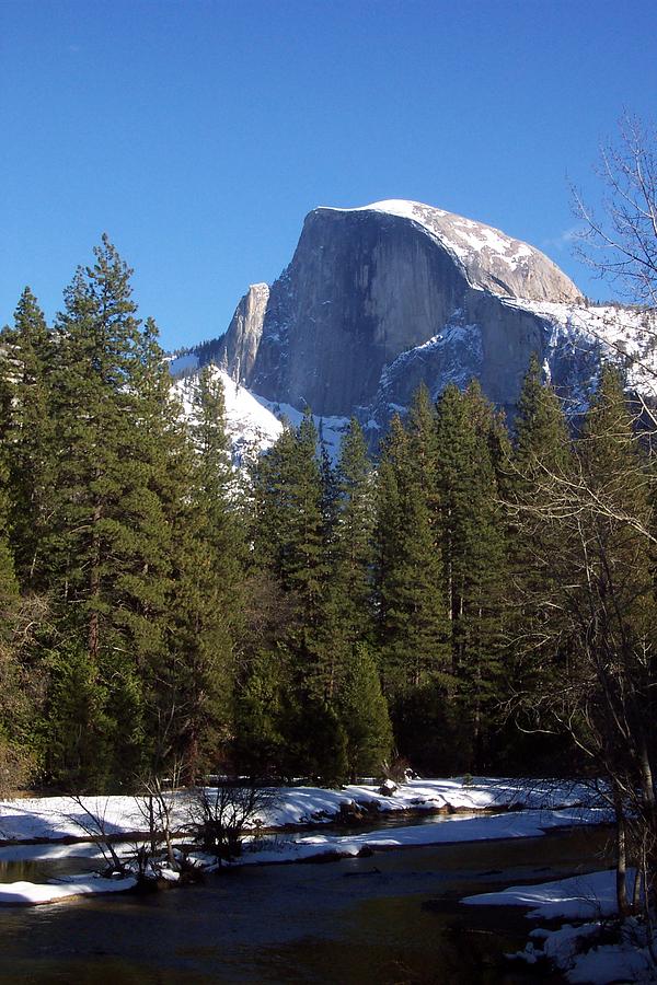 Half Dome Winter Photograph by Eric Tressler