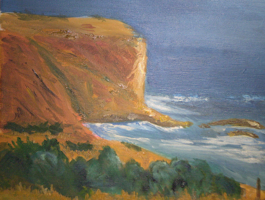 Half Moon Bay Point Painting by Al Steinberg - Fine Art America