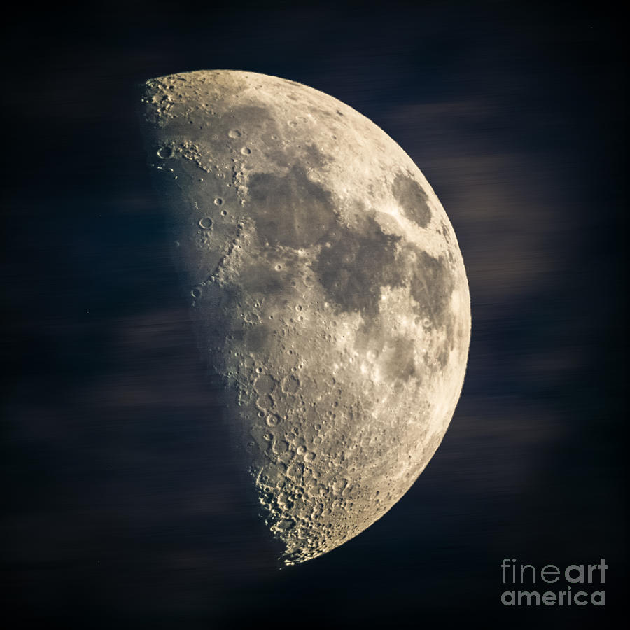 half moon III Photograph by Hannes Cmarits