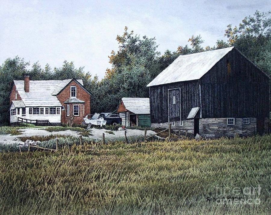 Haliburton Farm Painting by Robert Hinves