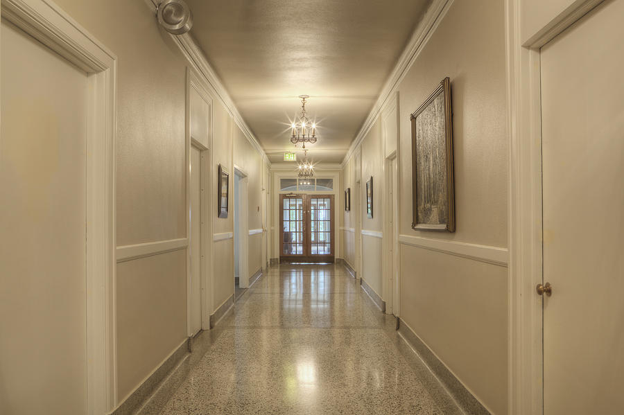 Hall Corridor. Built In 1927 Photograph by Douglas Orton - Fine Art America