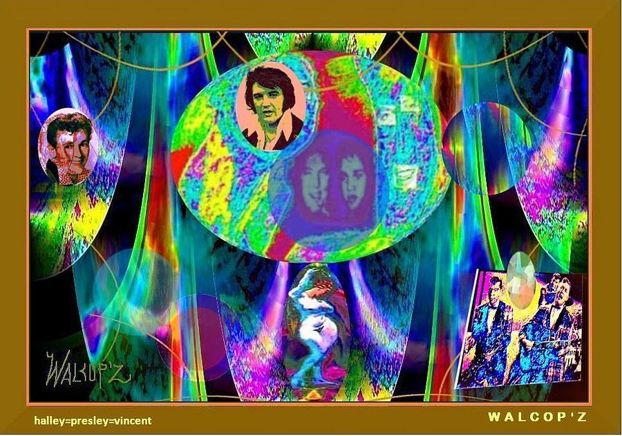 Halley And Presley Digital Art by Walcopz Valencia