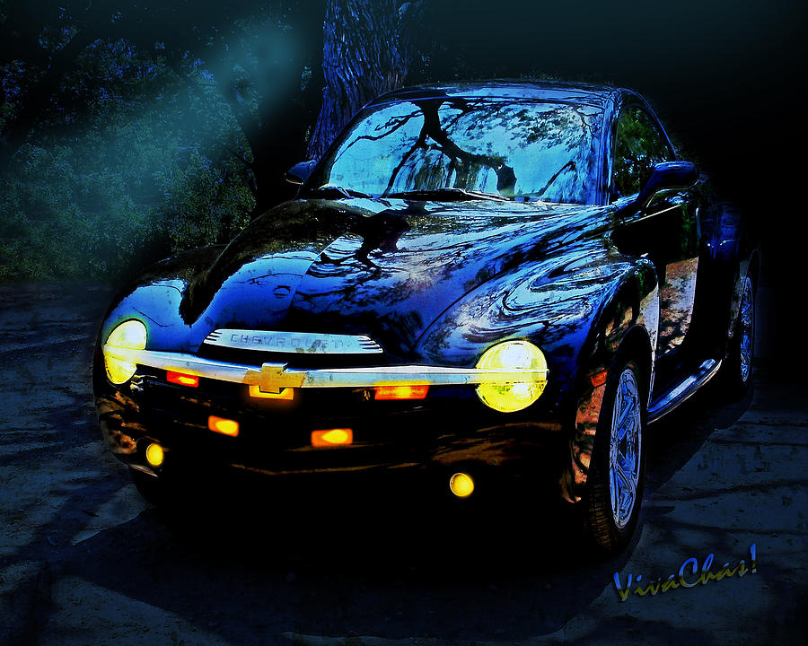 Hallow Weenie Chevy SSR Photograph by Chas Sinklier