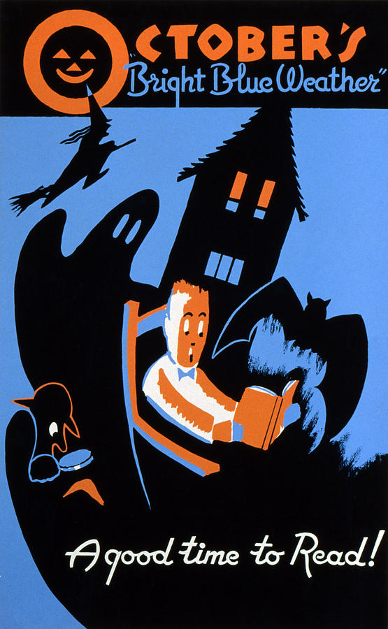 Halloween, Poster To Encourage Reading Photograph by Everett