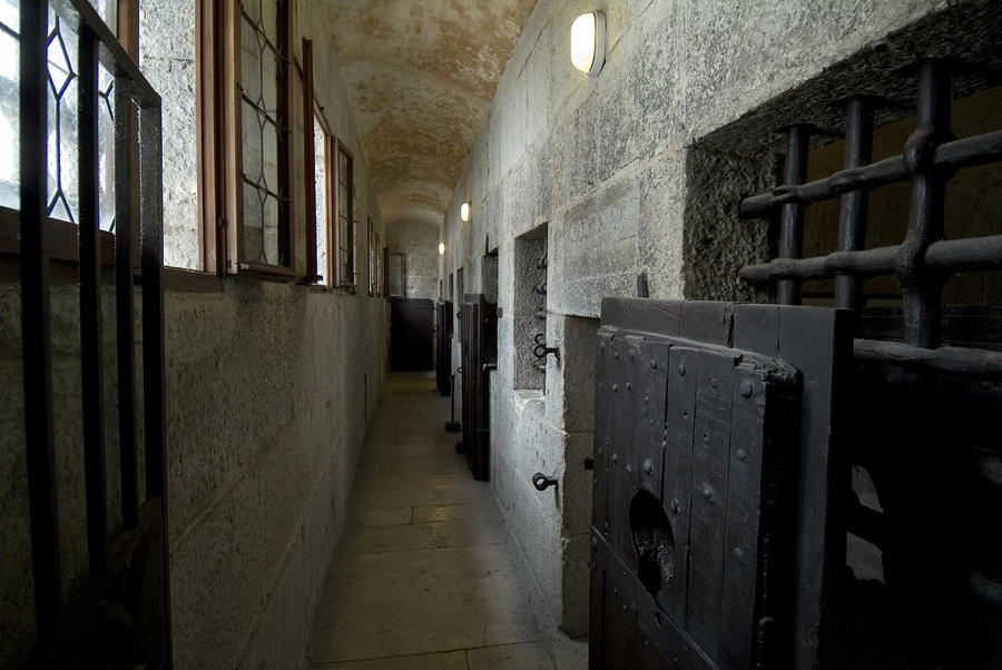 Hallway Within The 17th Century Prison by Todd Gipstein