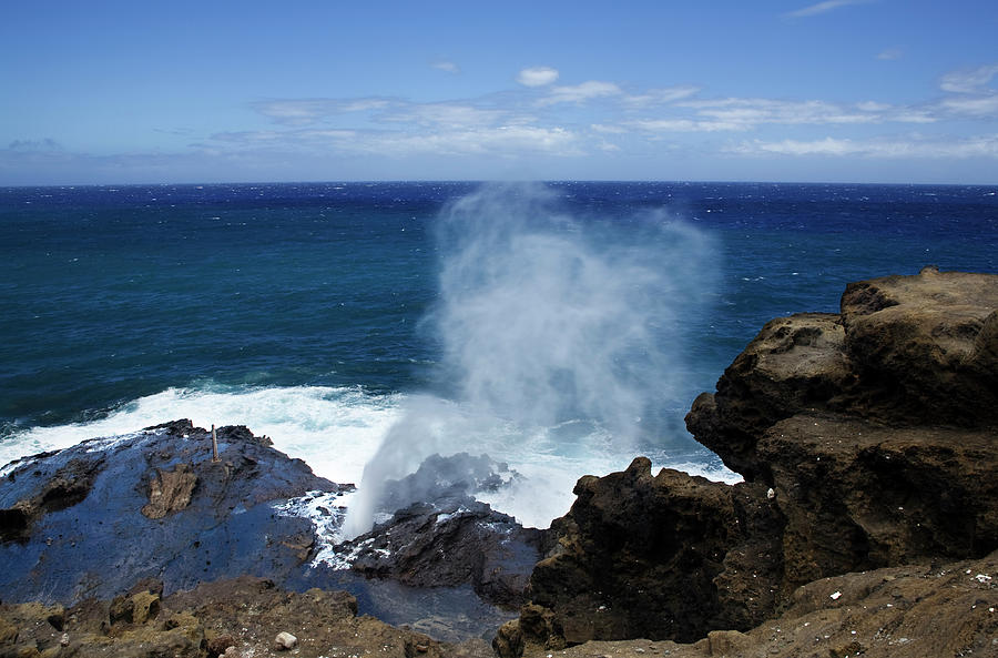 Halona Blowhole by Charmian Vistaunet