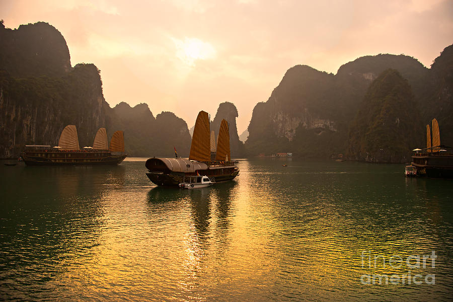 Halong Bay - Vietnam Photograph by Luciano Mortula