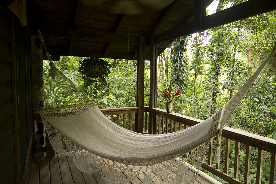 hang hammock on porch