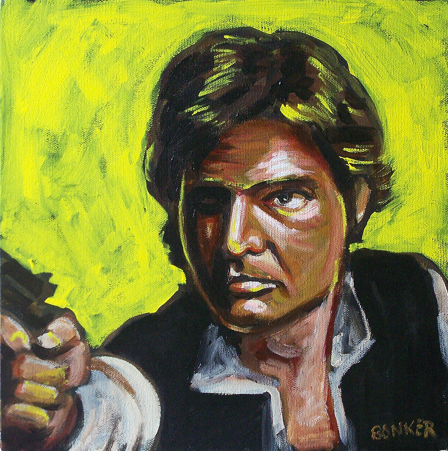 Han Solo Painting by Buffalo Bonker - Fine Art America