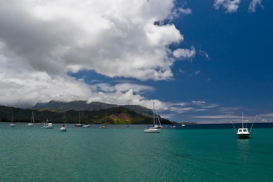 Hanalei Bay Kauai 2 Photograph by Roger Mullenhour