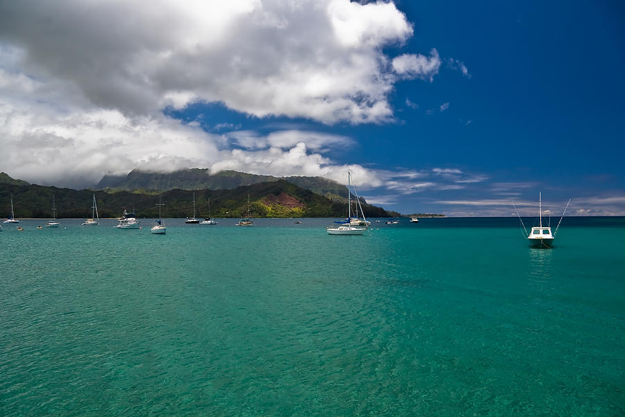 Hanalei Bay Kauai Photograph by Roger Mullenhour