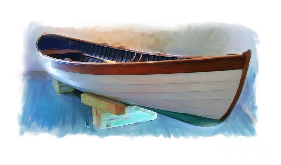 Boat Painting - Hand Crafted Boat Painting by Earl Jackson Boat Painting - Hand Crafted Boat Painting by Earl Jackson