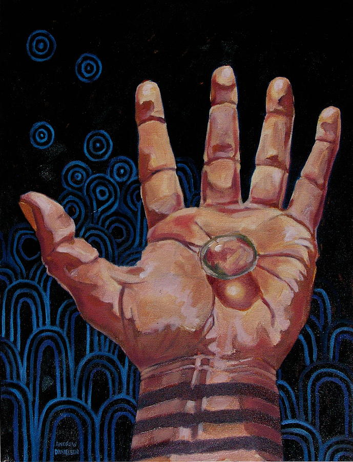 Hand Made Inspiration Painting by Andrew Danielsen