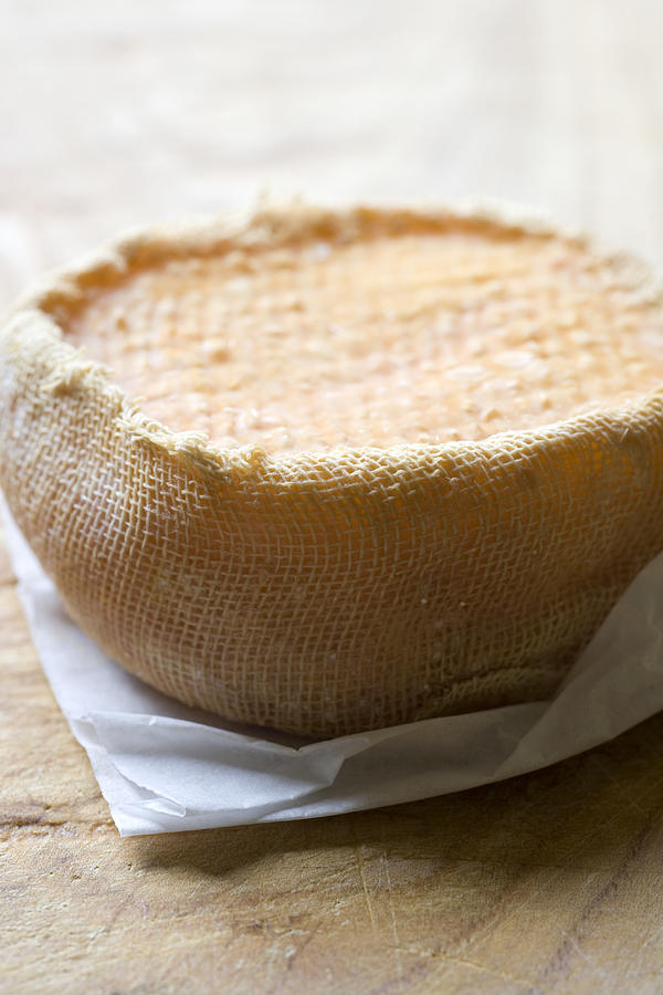 Cheese Photograph - Handmade raw milk goat cheese from Extremadura - Spain by Frank Tschakert