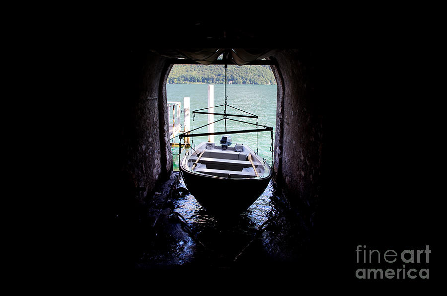 Hanging boat Photograph by Mats Silvan