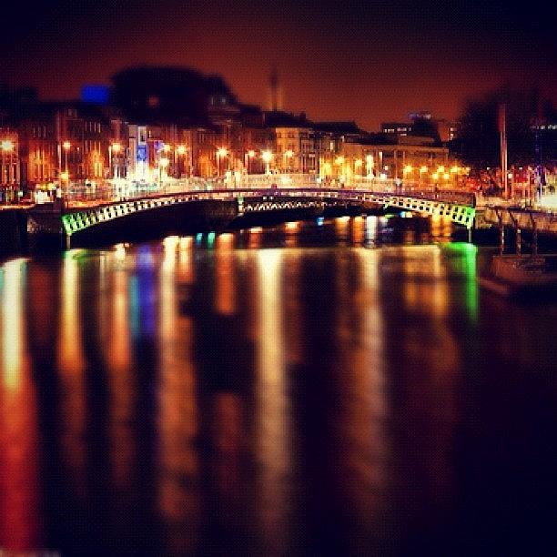 Hapenny Bridge, Dublin, Ireland Photograph by Magda Nowacka