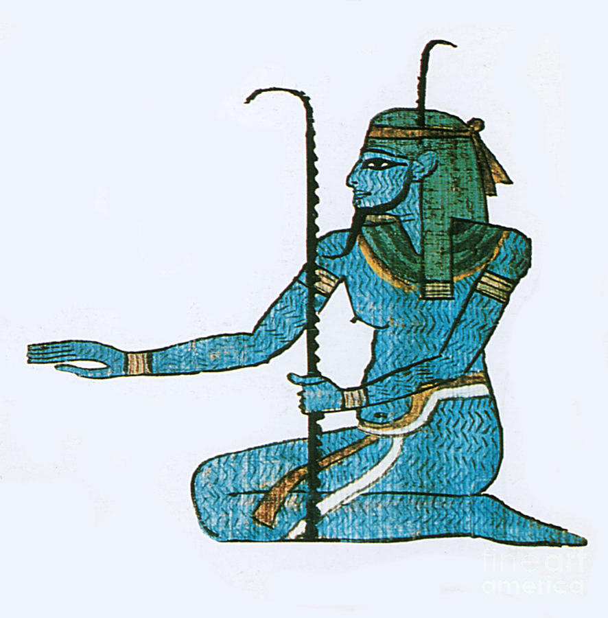 Hapi, Egyptian God Photograph by Photo Researchers