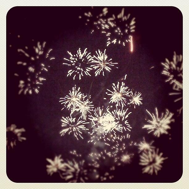 Firework Photograph - Happy Birthday by Angela Davis