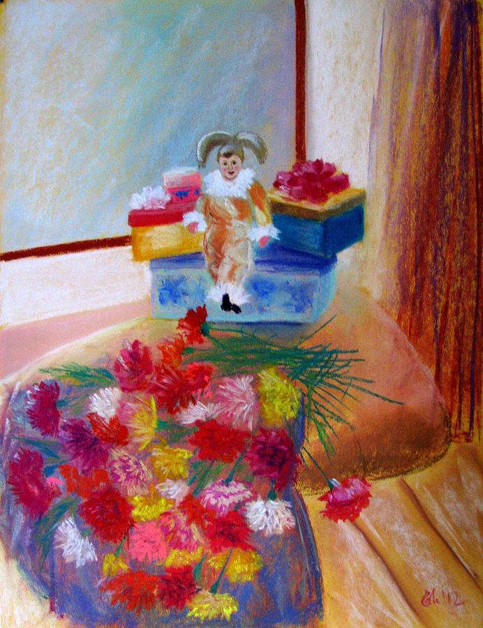 Flower Painting - Happy Birthday by Elena Malec