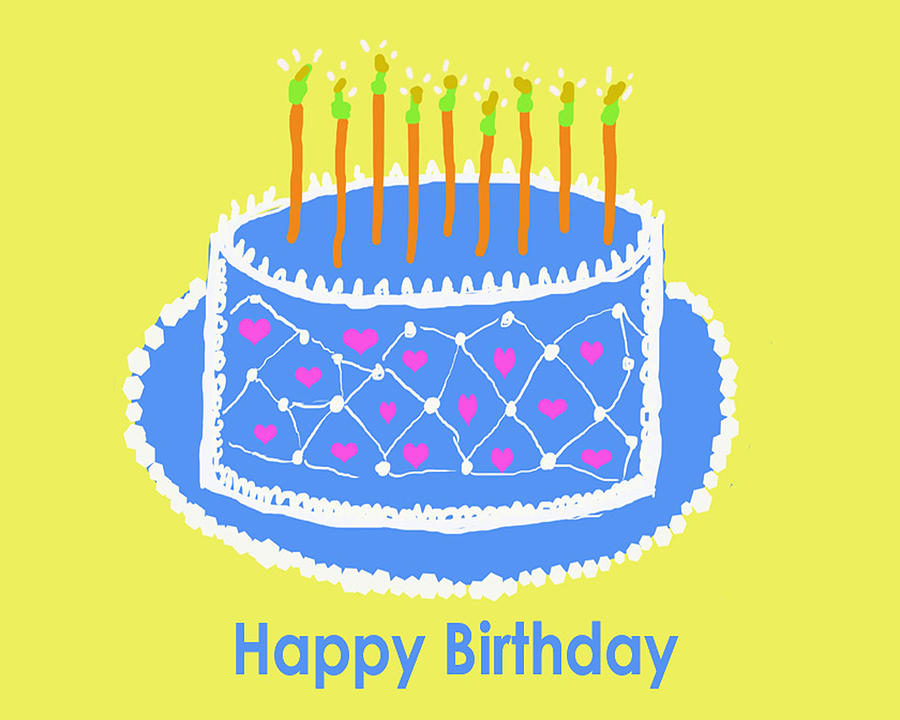 Happy Birthday Digital Art by Elizabeth Lautner | Fine Art America
