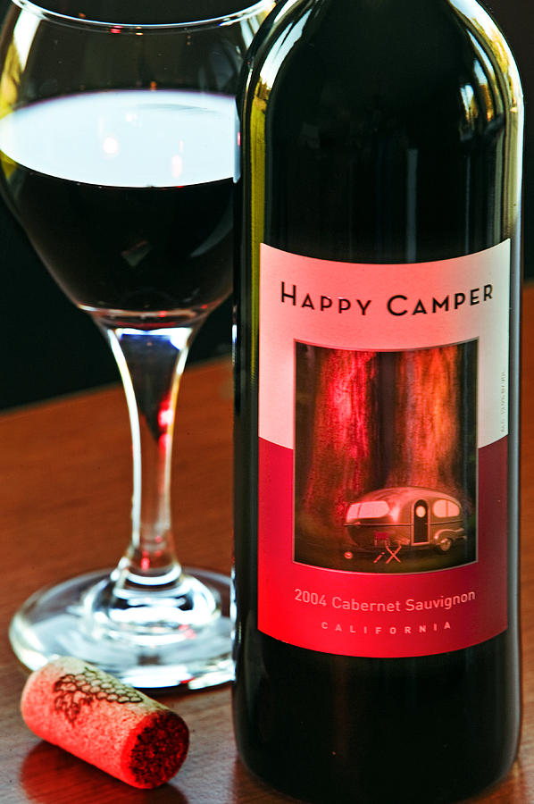 Wine Photograph - Happy Camper by John Galbo