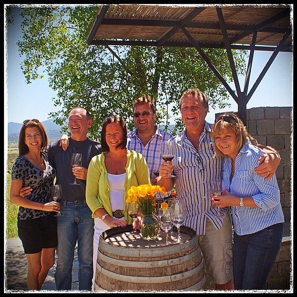 Wine Photograph - Happy Days #friends #goodtimes by Polly Rhodes