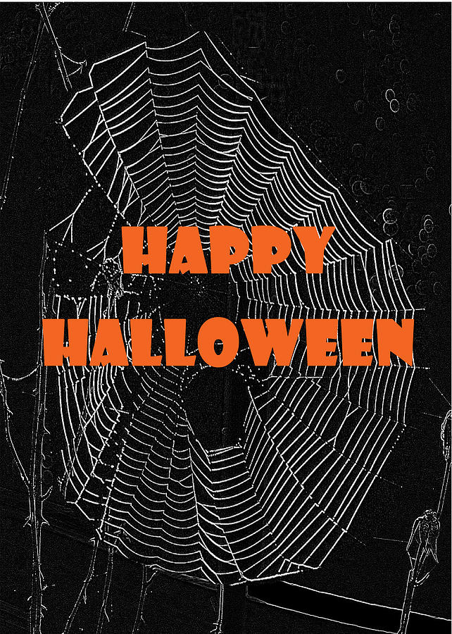Happy Halloween Web  Photograph by Judy Hall-Folde