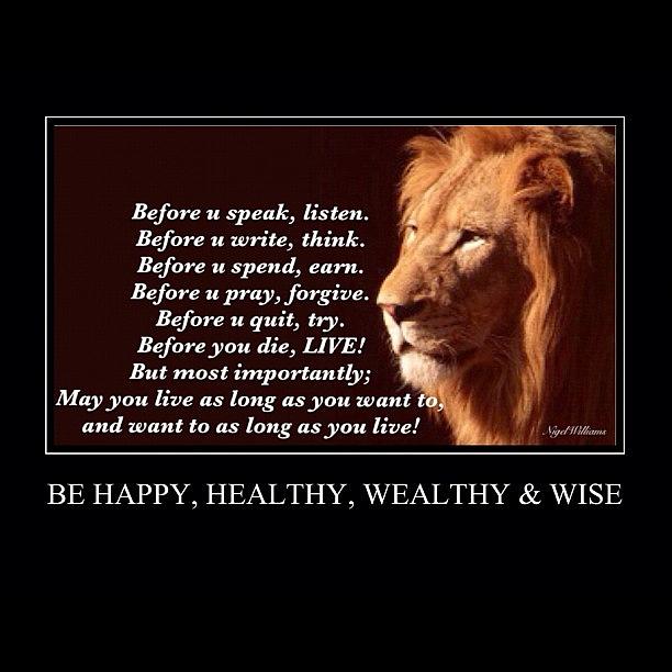 Jesus Christ Photograph - Happy Healthy Wealthy Wise by Nigel Williams