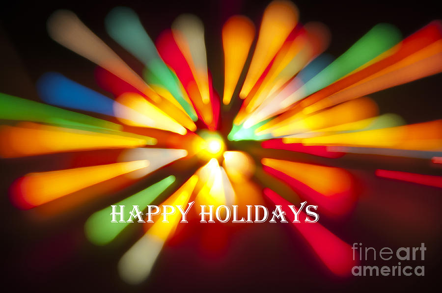 Happy Holidays Card Photograph by Glenn Gordon