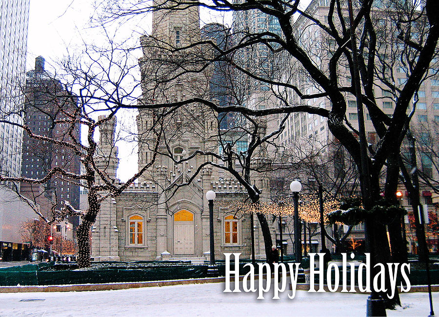 Happy Holidays from Chicago Photograph by Laura Kinker