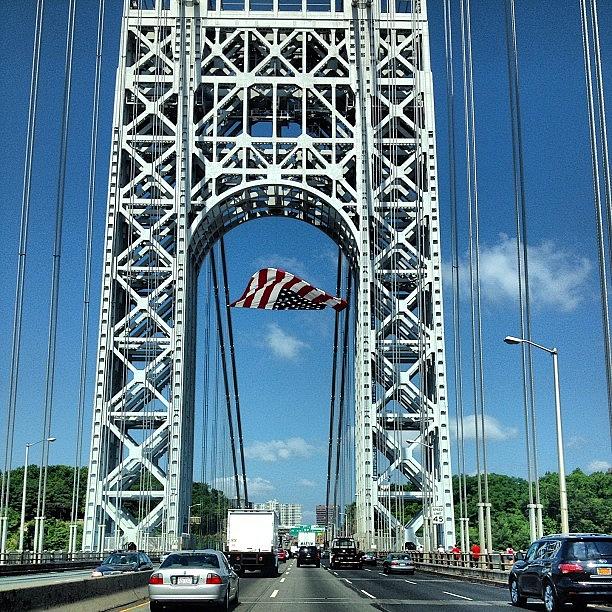 Bridge Photograph - Happy Independence Day United States Of by Yiddy W