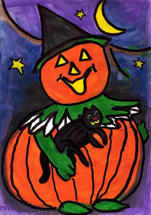 Halloween Photograph - Happy Jack-o-lantern by Debbie Wassmann