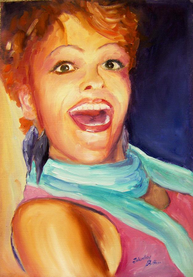 Happy Painting - Happy moment caught on camera by Zdenka Better