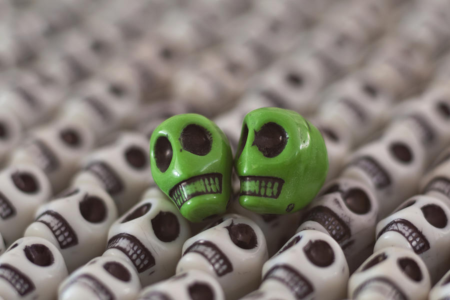 Skull Photograph - Happy Saint Patricks Day by Mike Herdering