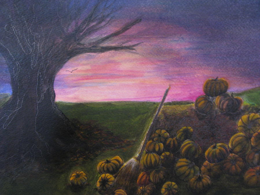 Happy Samhain Painting by Patricia Kanzler