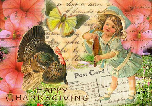 Happy Thanksgiving Digital Art by Ruby Cross