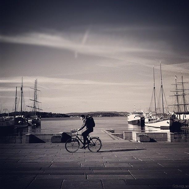 Oslofjord Photograph - Happy W/e!! My Commute Series From by Solveig Lae