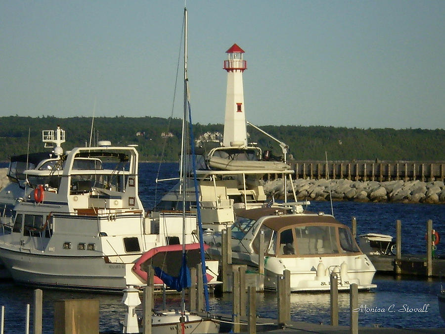Harbor Collection - St. Ignace MI Photograph by Monica C Stovall