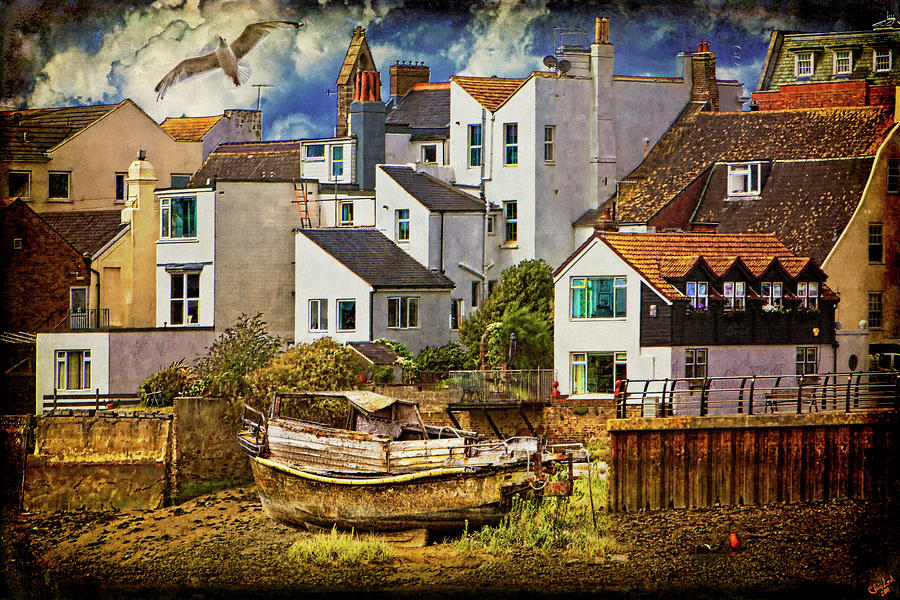 Boat Photograph - Harbor Houses by Chris Lord