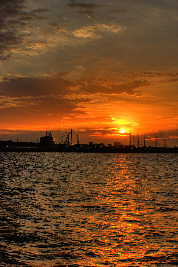Boat Photograph - Harbor Sunrise by Beth Gates-Sully