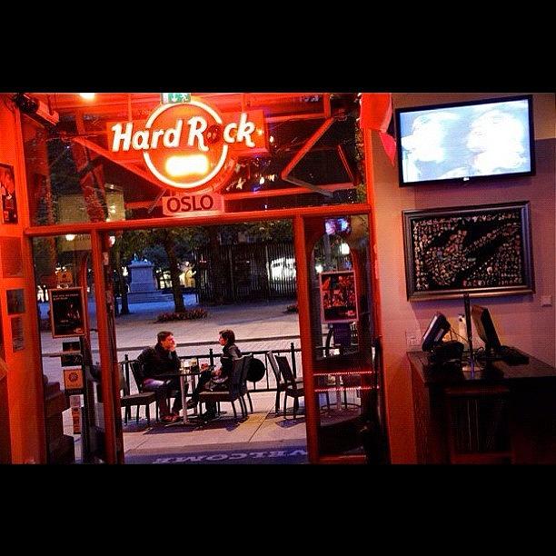 Cute Photograph - Hard Rock Cafe #karljohansgate #oslo by Kiko Bustamante