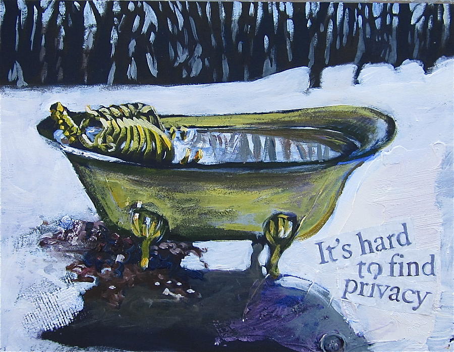 Hard to find privacy Painting by Tilly Strauss