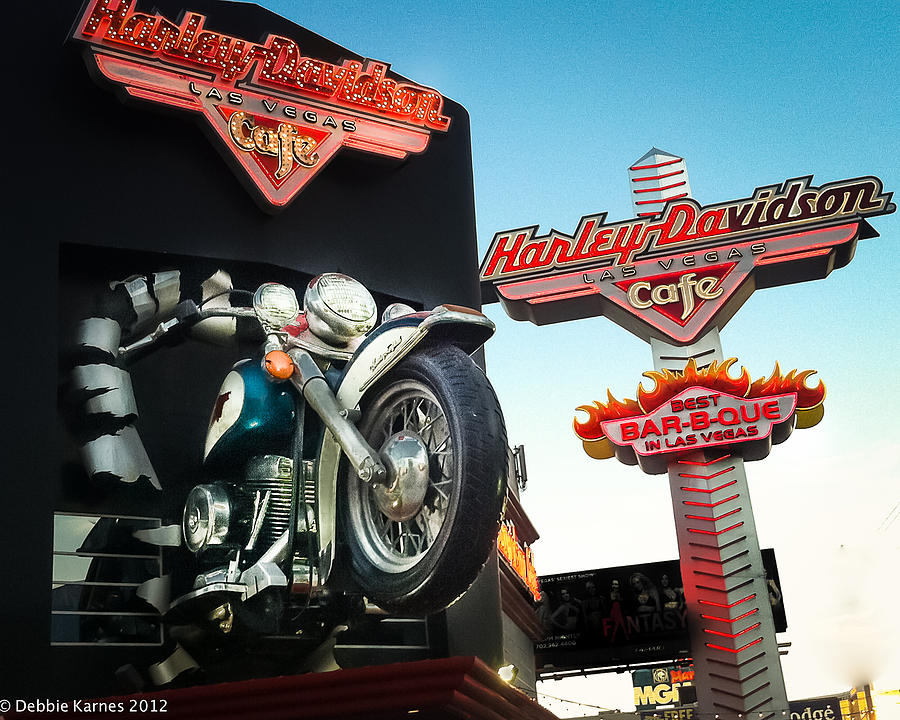 Harley Davidson Cafe Las Vegas Photograph by Debbie Karnes