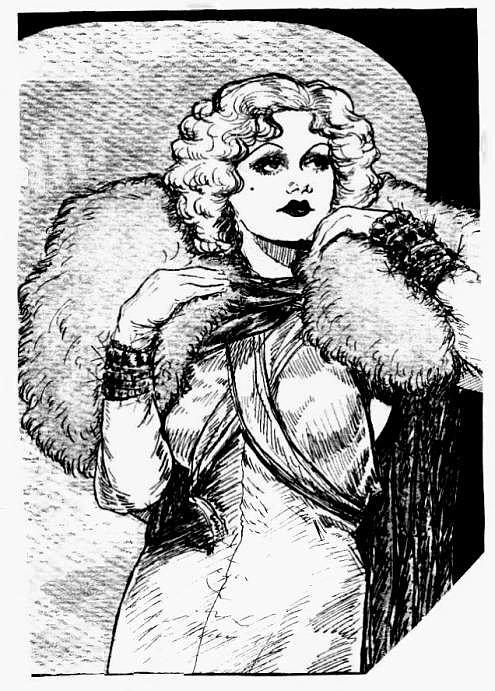 Vintage Drawing - Harlow Black and White by Mel Thompson