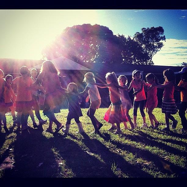 Nature Photograph - {harmony Day} The #children #danced In by Robyn Padden
