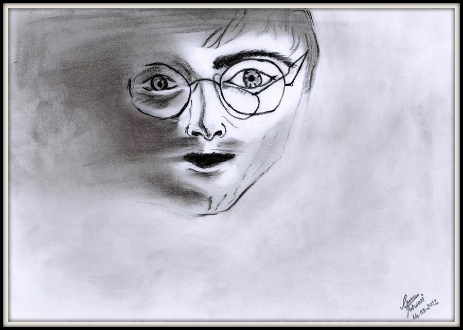 Harry Blurred Drawing by Gaurav Patwari