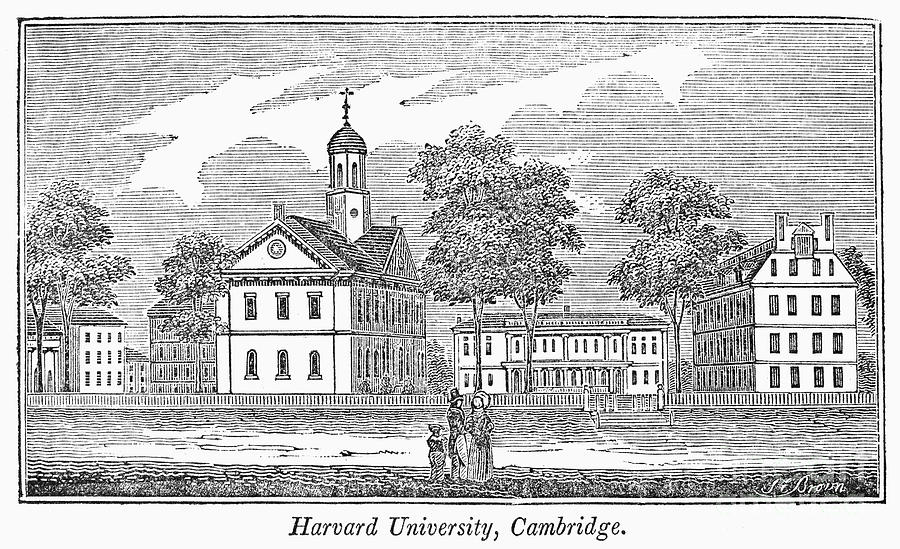 Harvard University, 1839 Photograph by Granger